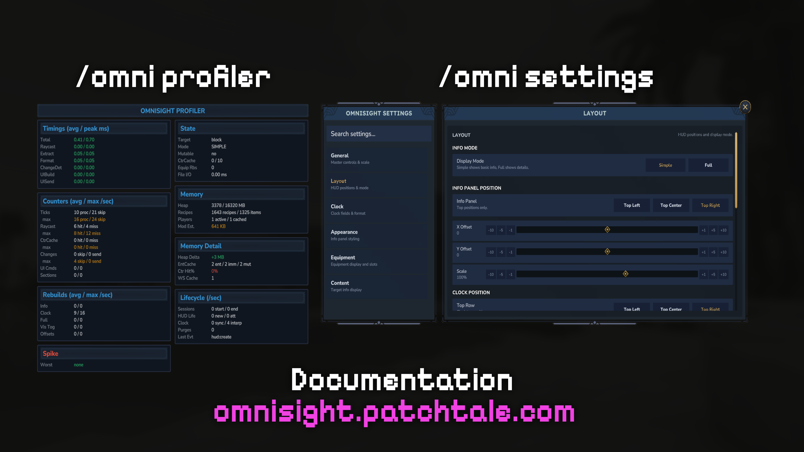 Omnisight HUD Overview